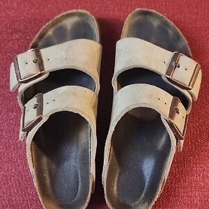 Birkenstock Tan Double Strap Sandals